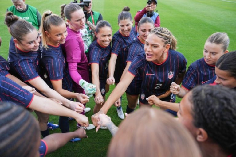 L’équipe féminine des États-Unis affronte le Chili lors du dernier match amical de janvier