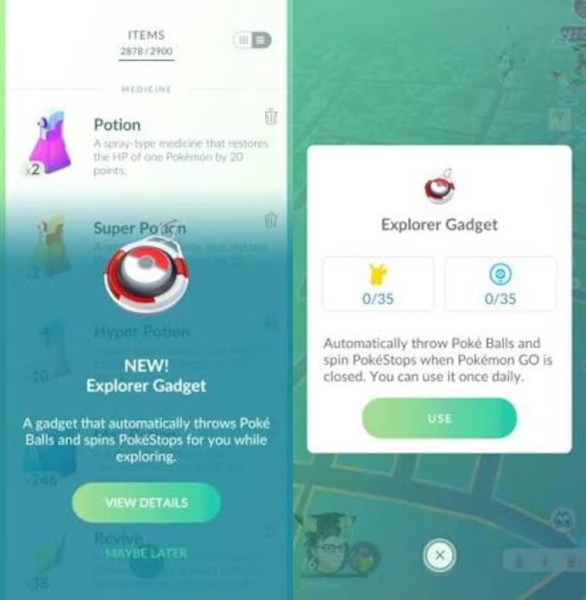لاعبو Pokémon GO يكتشفون جهاز المستكشف في البرية مع بدء نيانتك في اختبار بيتا الهادئ