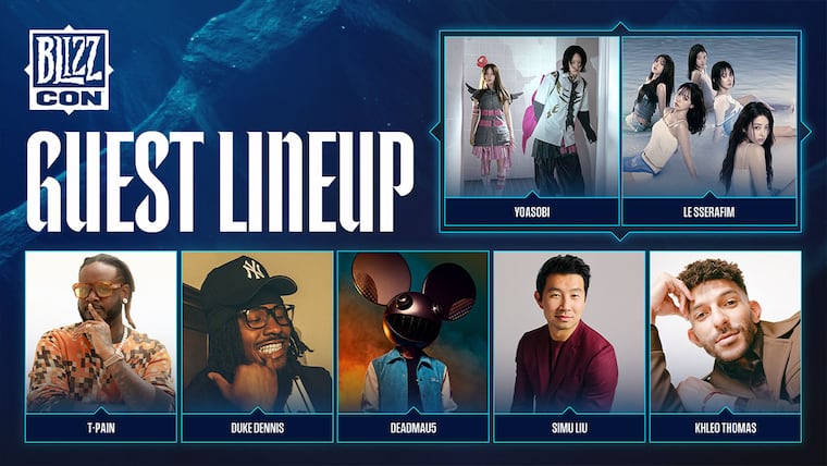 BlizzCon 2026 dévoile ses invités spéciaux, de T-Pain et Simu Liu à YOASOBI et LE SSERAFIM