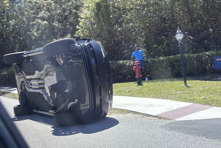 Accident de renversement du SUV de Tiger Woods
