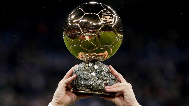 Ballon d'Or 2026 live coverage showing nominees Lamine, Mbappé, Kane, and Alexia